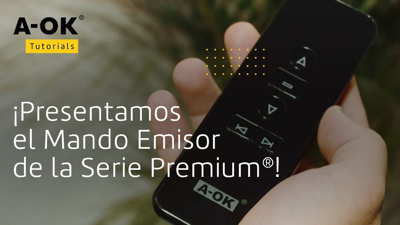 ¡Presentamos el Mando Emisor de la Serie Premium®! | A-OK Motors®