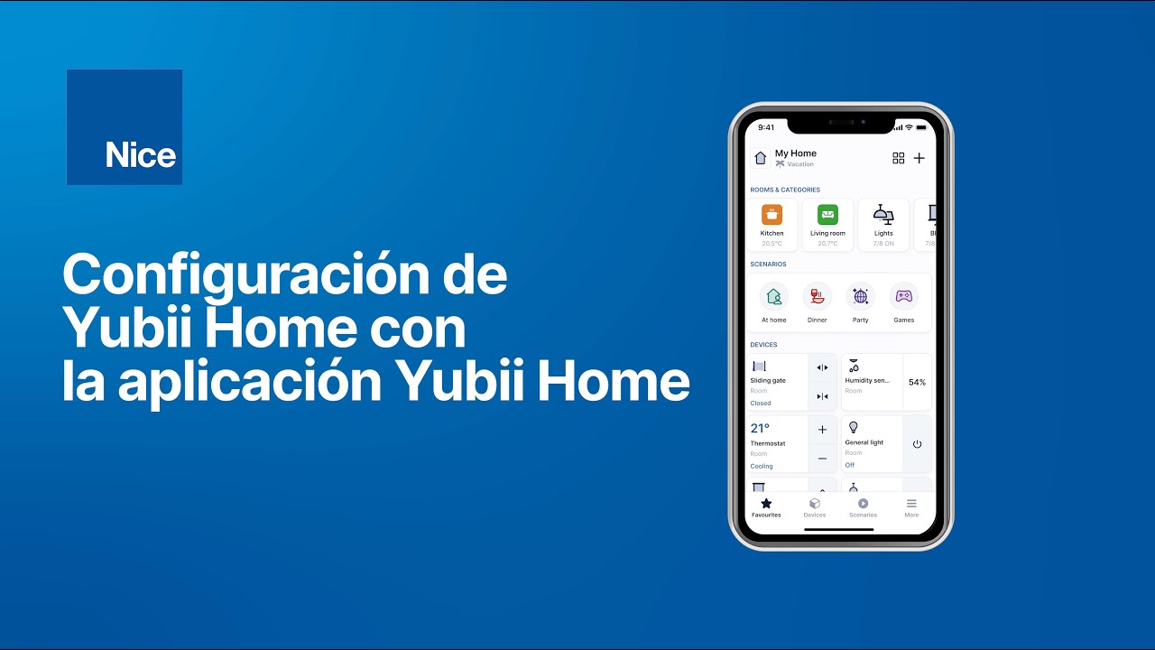 Configuración de Yubii Home con la aplicación Yubii Home