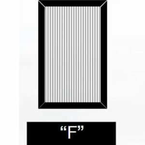 side pleated insect screen for 40mm doors