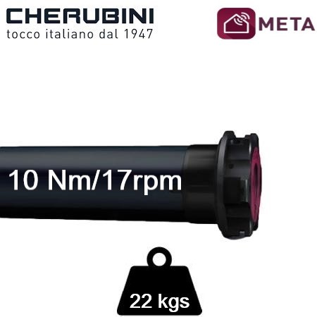 motor vía radio cherubini open zrx eje 60 o 50mm
