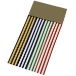 Tenda a strisce in PVC bicolore