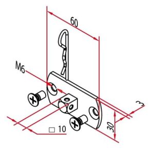 mechanical motor for cherubini roll pushbutton 40mm axis