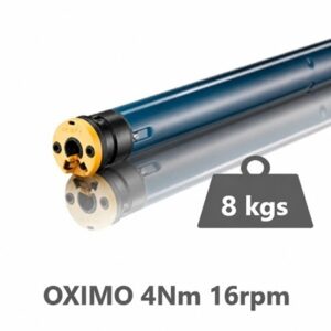 motor via radio somfy oximo 40 io eje 40mm