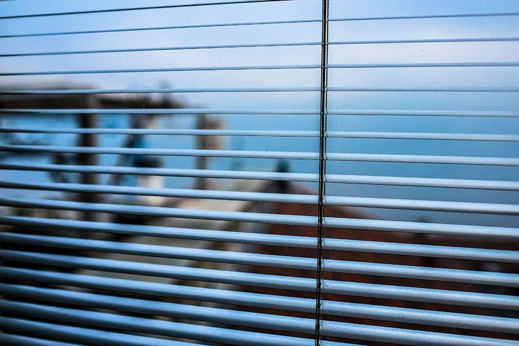 Blinds on a window