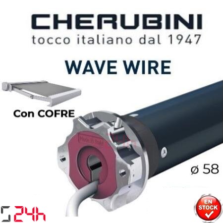 mechanischer motor für cherubini wave wire Ø58 taster (kassettenmarkise)