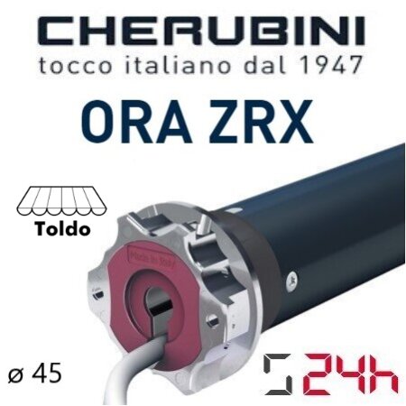 cherubini ora zrx Ø45 radio motore (tenda con e senza cassonetto)