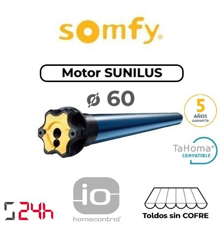 somfy sunilus 60 io radio motor (awning without box)