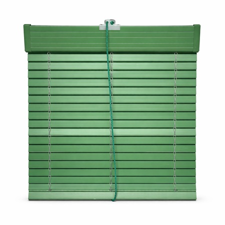 persiana alicantina enrollable de pvc verde a medida