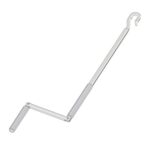 Articulated crank handle Hook L-150 cms White