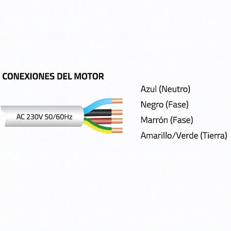 a ok am45 basic 15nm (motor para persianas con pulsador)