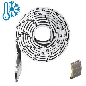 persiana enrollable de aluminio térmico curva 39mm