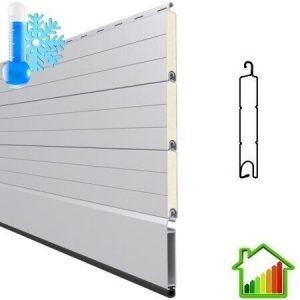 persiana enrollable de aluminio térmico recta 45mm