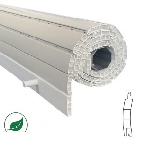 persiana enrollable de pvc curva 52mm