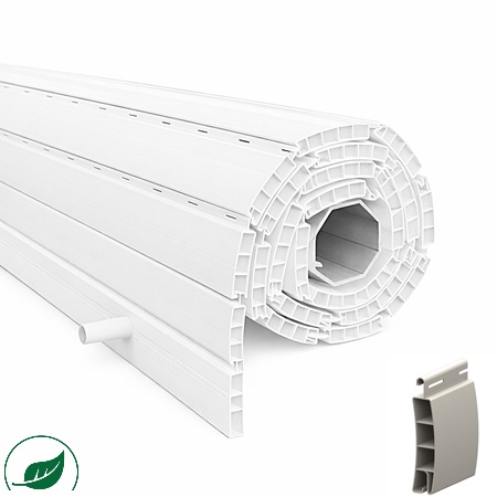 persiana enrollable de pvc curva 52mm