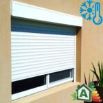 Exterior Aluminum box shutter with High Density thermal louvers (without work)