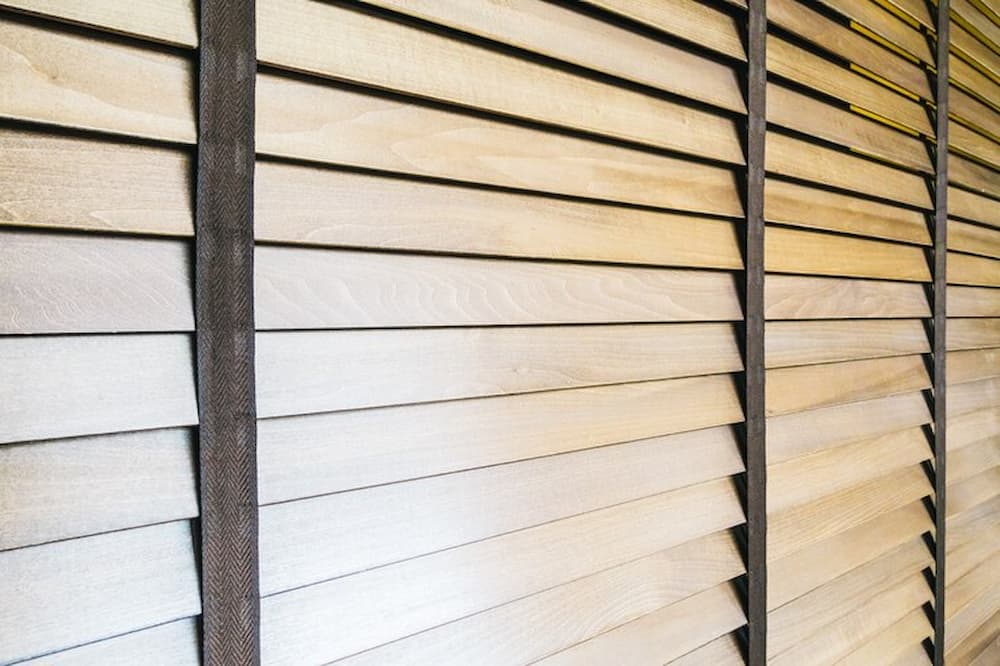 wooden shutters