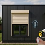 Persiana cajón de Aluminio Exterior eléctrico Motorizado con lamas térmicas (sin obra)