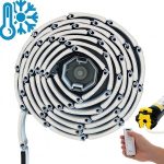 Persiana enrollable de Aluminio Térmico curva 43mm motorizada eléctrica(aislante y acústica)