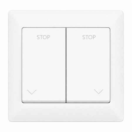 pulsador doble con enclavamiento